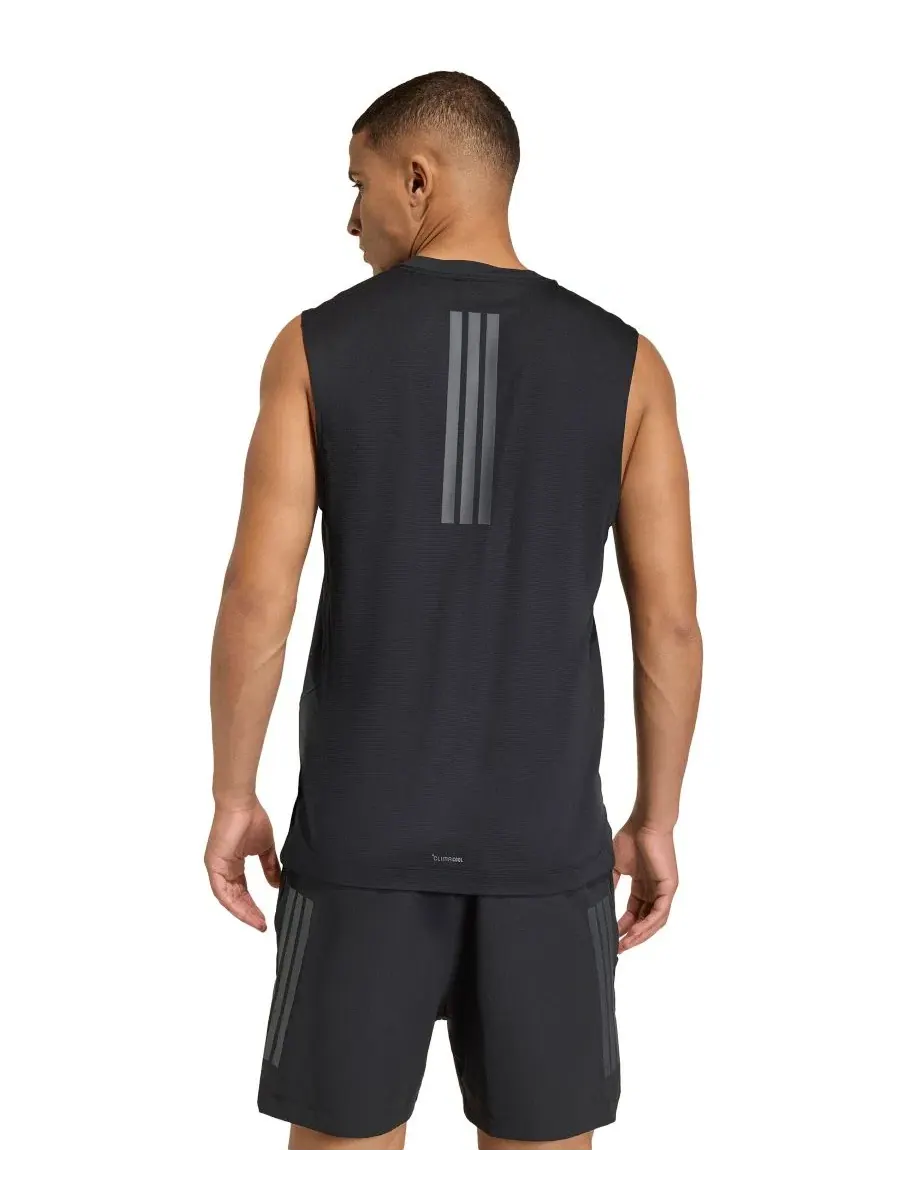 Майка-безрукавка с принтом D4T Prime Lift Three-Stripes adidas — изображение 4 из 4, черный