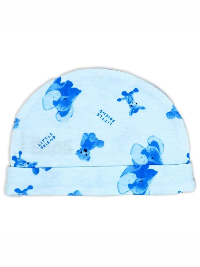 Подарочный набор из 6 предметов для новорожденных Layette Little Friends Rock-A-Bye Baby Boutique — изображение 4 из 7, синий