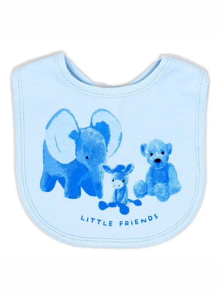 Подарочный набор из 6 предметов для новорожденных Layette Little Friends Rock-A-Bye Baby Boutique — изображение 6 из 7, синий
