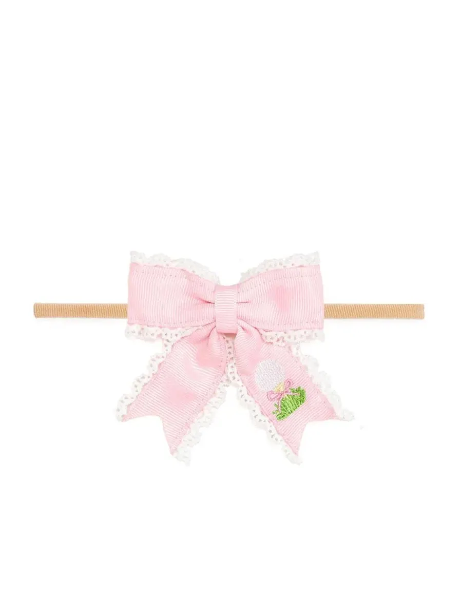 Повязка на голову с бантом для малышей, модель Golf Tee Sweet Wink