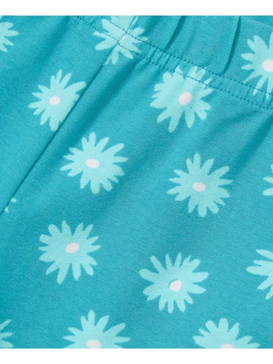Леггинсы детские из плотного хлопка с принтом, модель Girls Plus Tough Cotton Lands' End — изображение 3 из 3, мульти