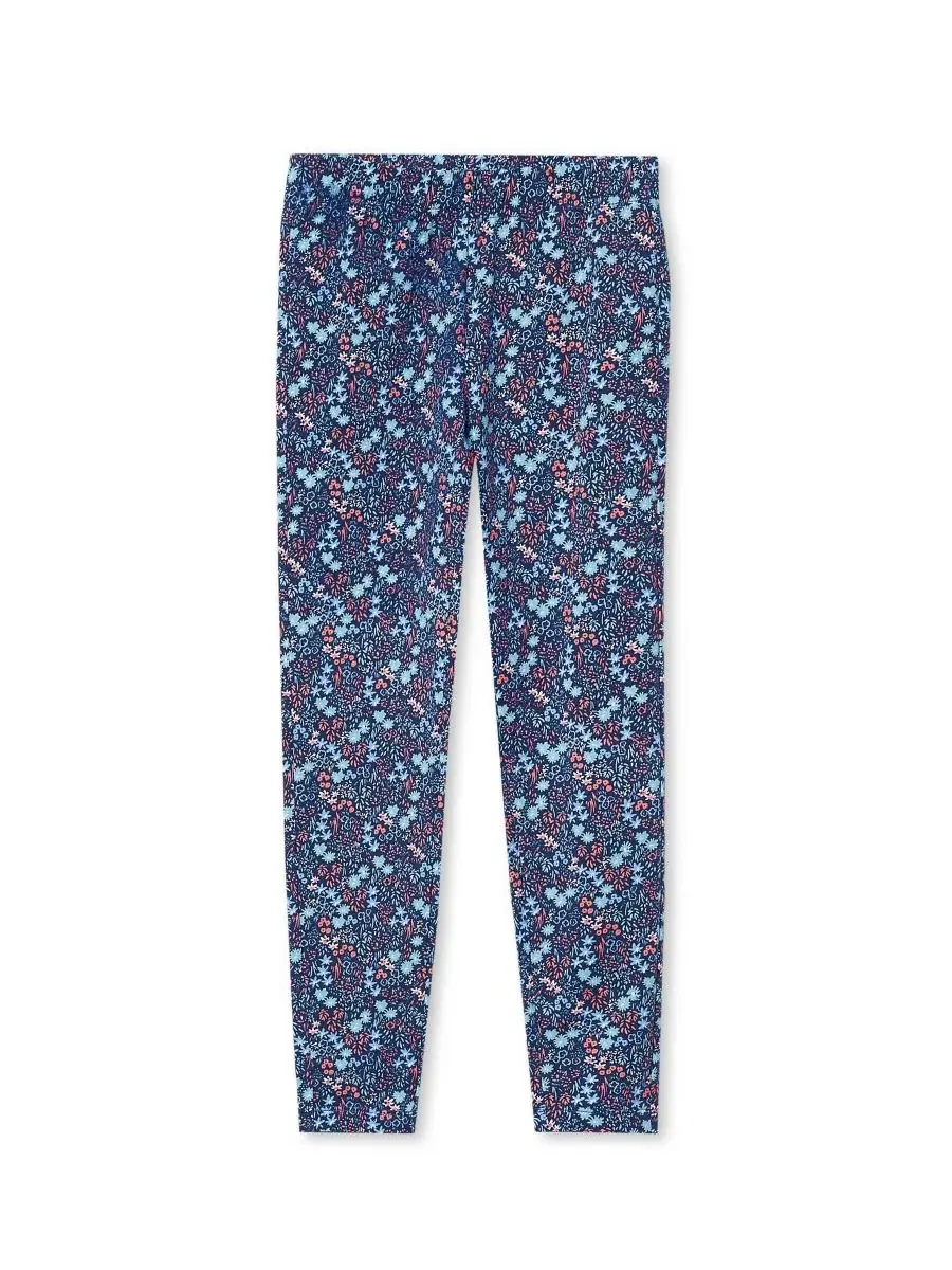 Леггинсы детские из плотного хлопка с принтом, модель Girls Plus Tough Cotton Leggings Lands' End — изображение 1 из 3