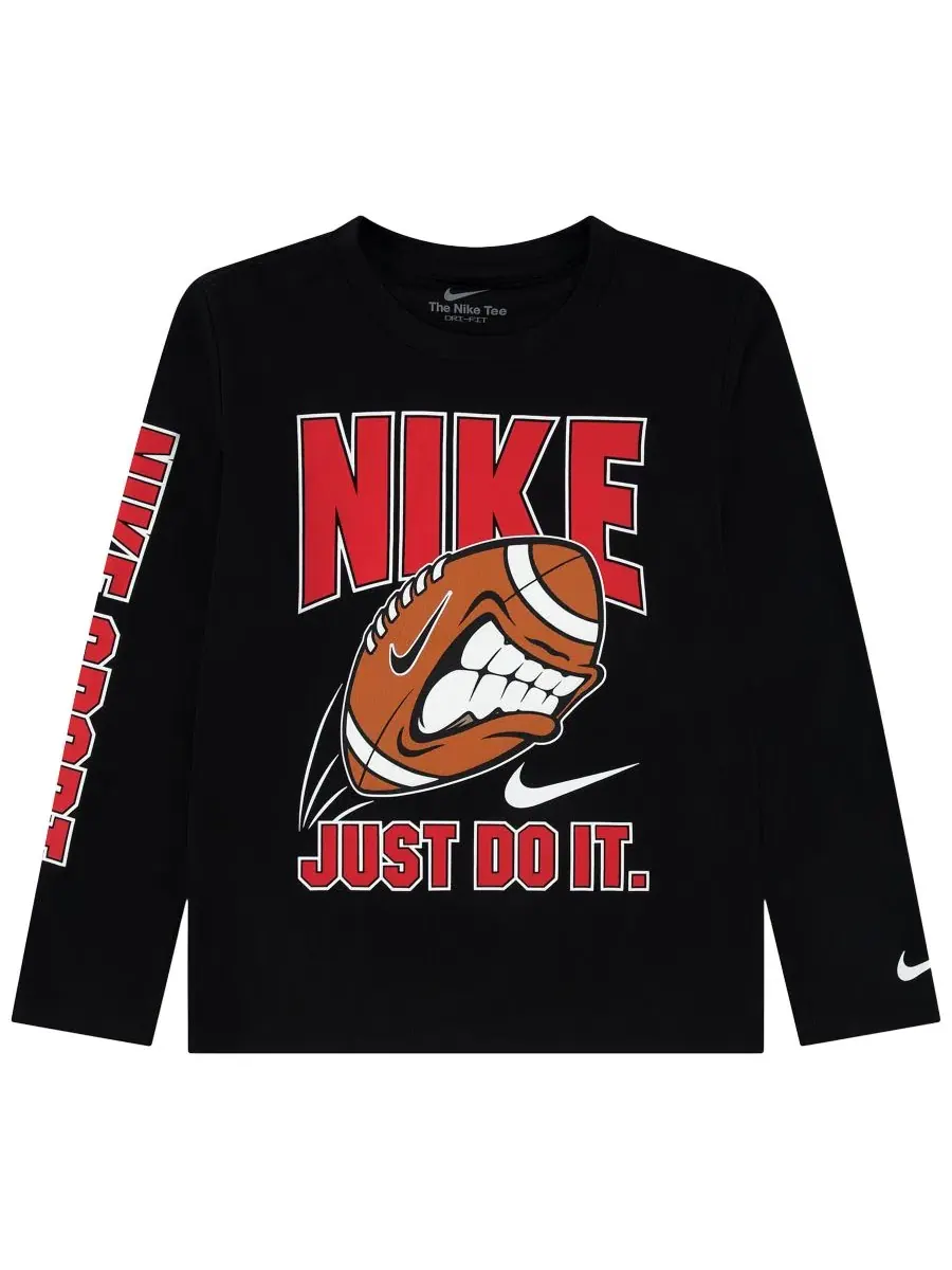 Футболка с длинным рукавом с графическим принтом Nike