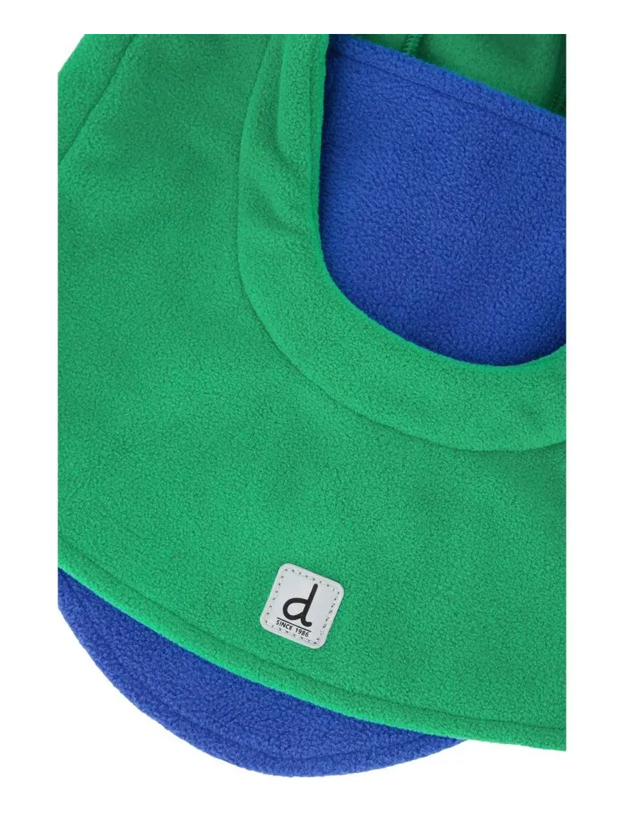 Детская лыжная маска-балаклава с динозавром Oversized Dino Polar Balaclava Deux par Deux — изображение 6 из 7, зеленый
