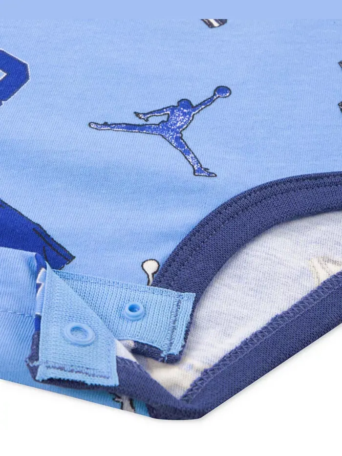 Комплект из 3 детских трикотажных боди с короткими рукавами Jordan — изображение 3 из 4