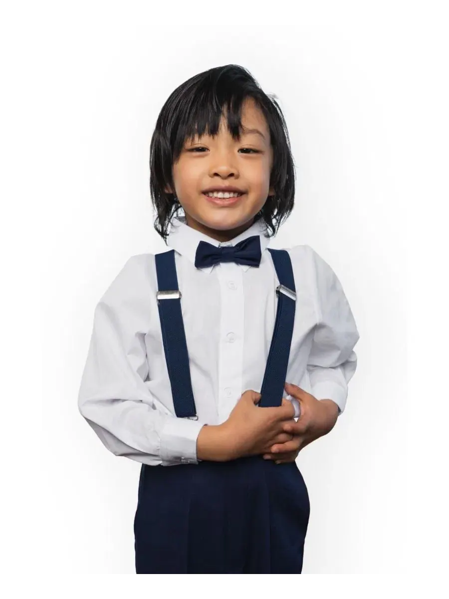 Детский костюм Barn Safari Linen из 4 предметов Peanut Butter Collection — изображение 3 из 3, синий