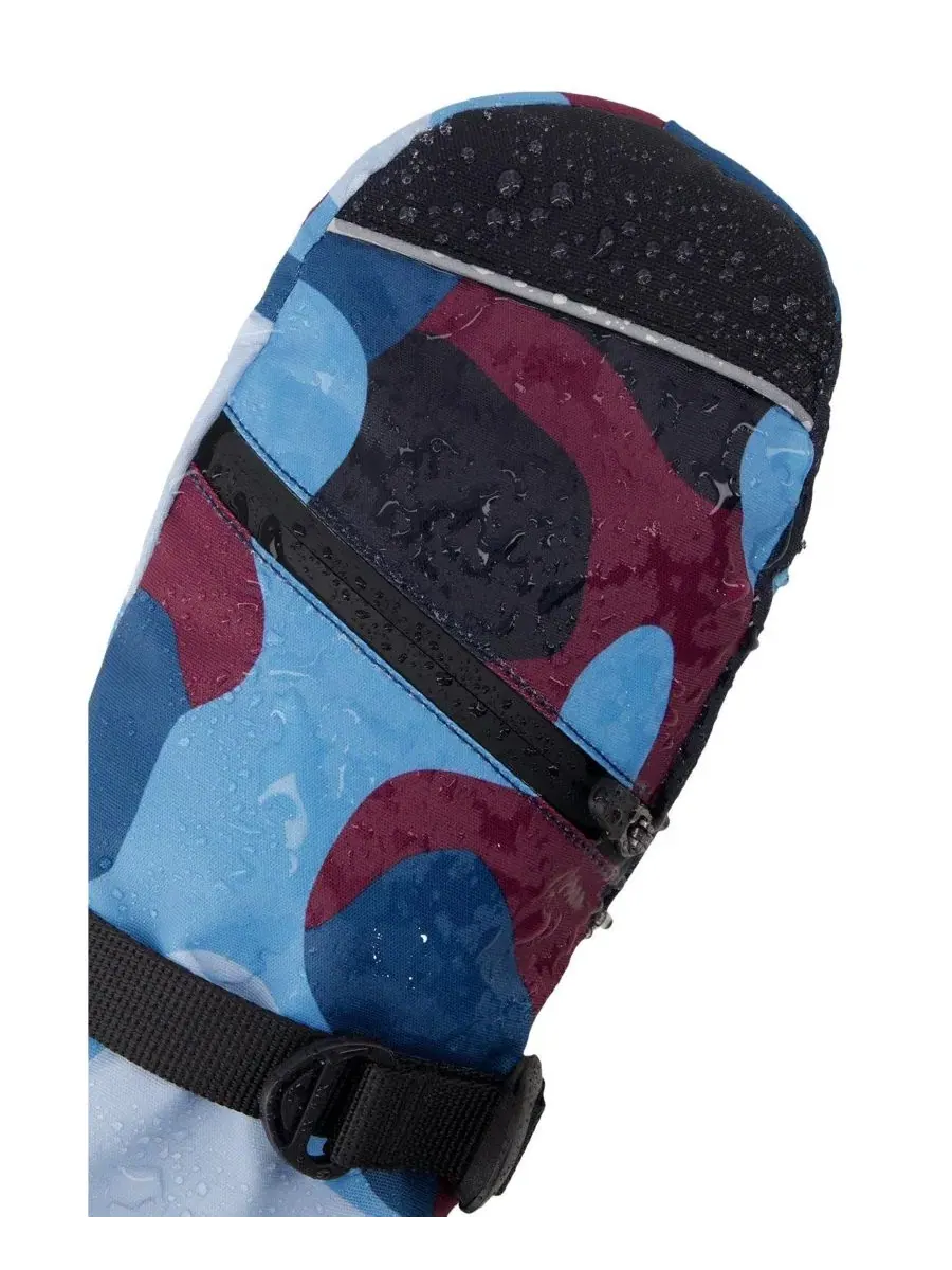 Детские зимние варежки Teknik Winter Mittens Camouflage Deux par Deux — изображение 4 из 7, синий красный