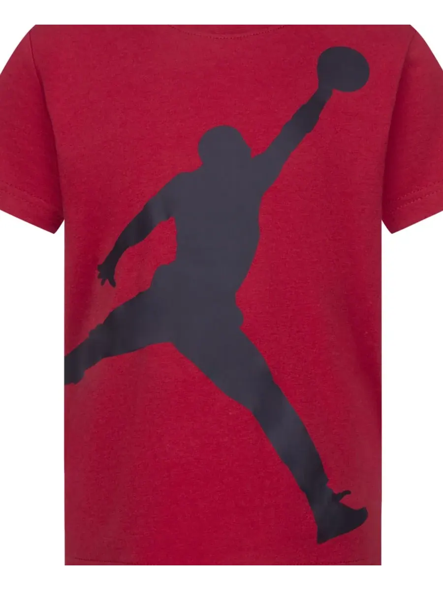 Детский комплект из футболки и шорт Jumbo Jumpman (4-7 лет), 2 предмета Jordan — изображение 5 из 6, черный/красный