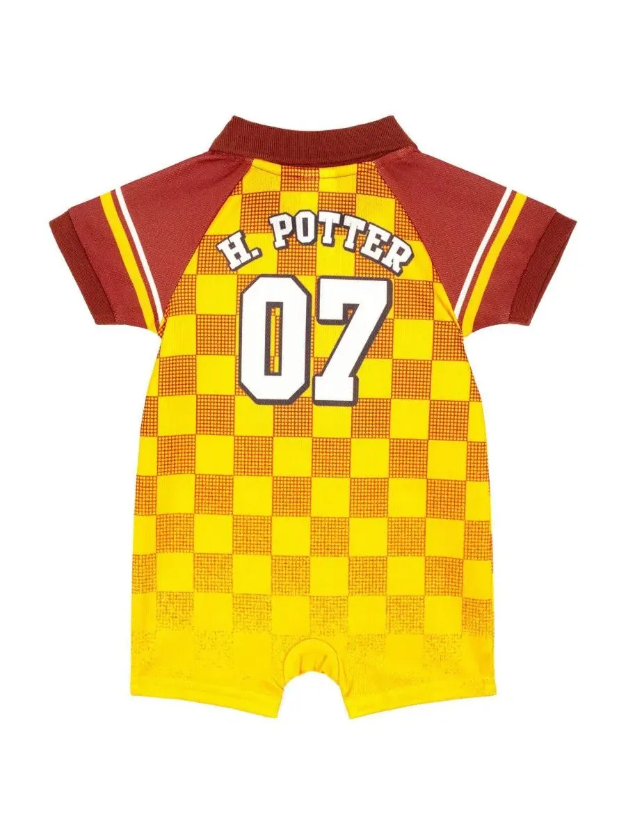 Боди-комбинезон с принтом Hogwarts Athletic-Inspired Harry Potter — изображение 3 из 3, желтый