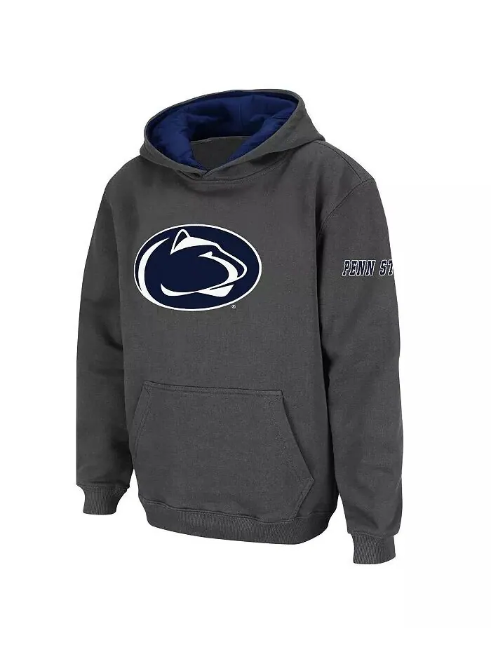 Пуловер с капюшоном и большим логотипом Big Boys Penn State Nittany Lions Stadium Athletic — белый