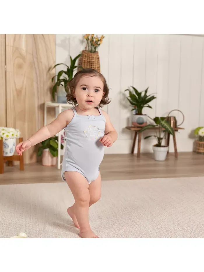 Комплект из 4 боди без рукавов для девочек Gerber — изображение 3 из 8, белый