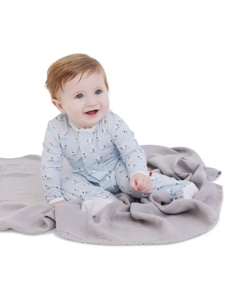 Боди-комбинезон с длинным рукавом Baa Baa Baby Magnetic Me — изображение 5 из 5, синий