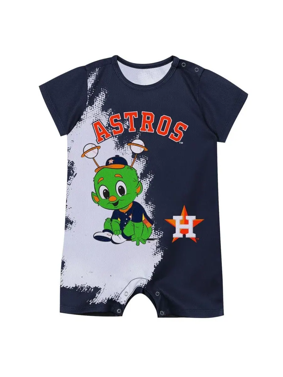 Боди с принтом Houston Astros Baby Mascot Outerstuff — изображение 2 из 3, темно-синий