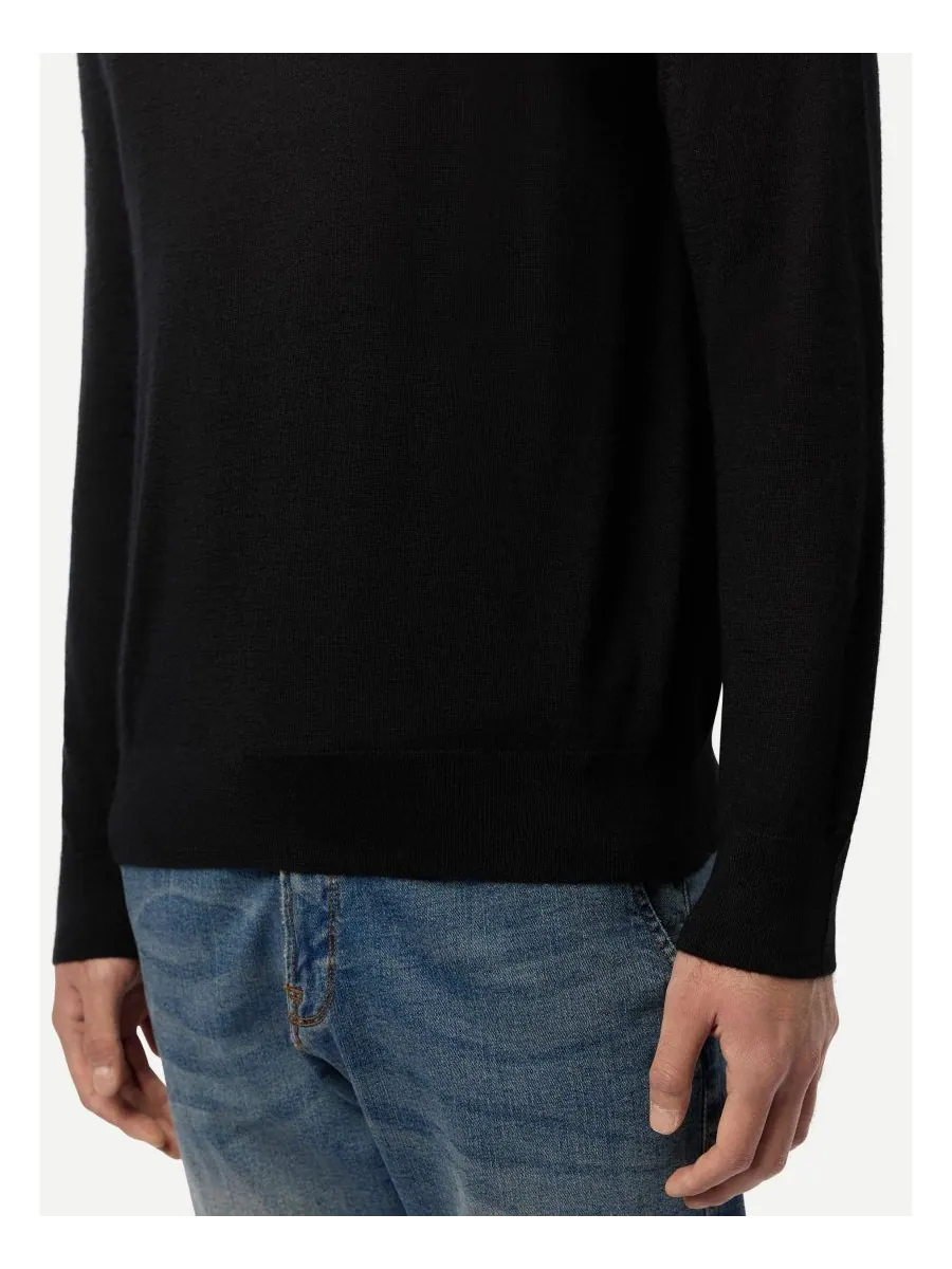 Мужской свитер из кашемира и шелка с высоким воротником Gobi Cashmere — изображение 5 из 6, нет цвета