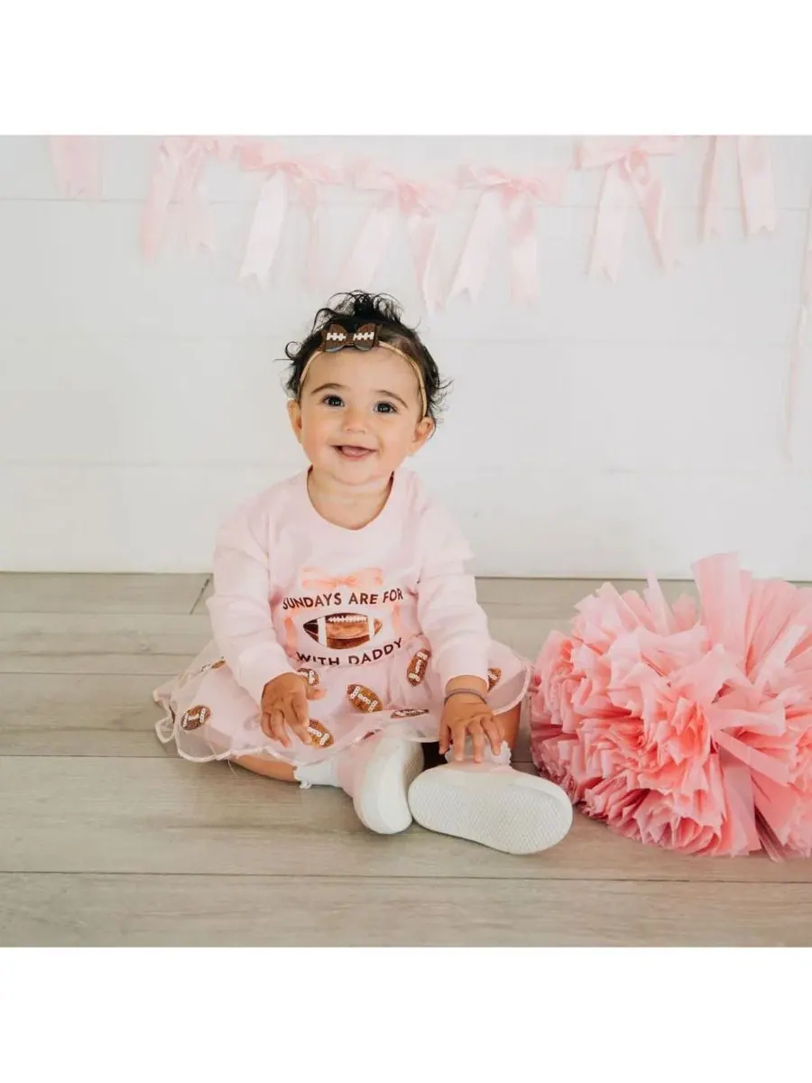 Детская повязка на голову с бантом для болельщицы, модель Glitter Bow Sweet Wink — изображение 6 из 7, коричневый