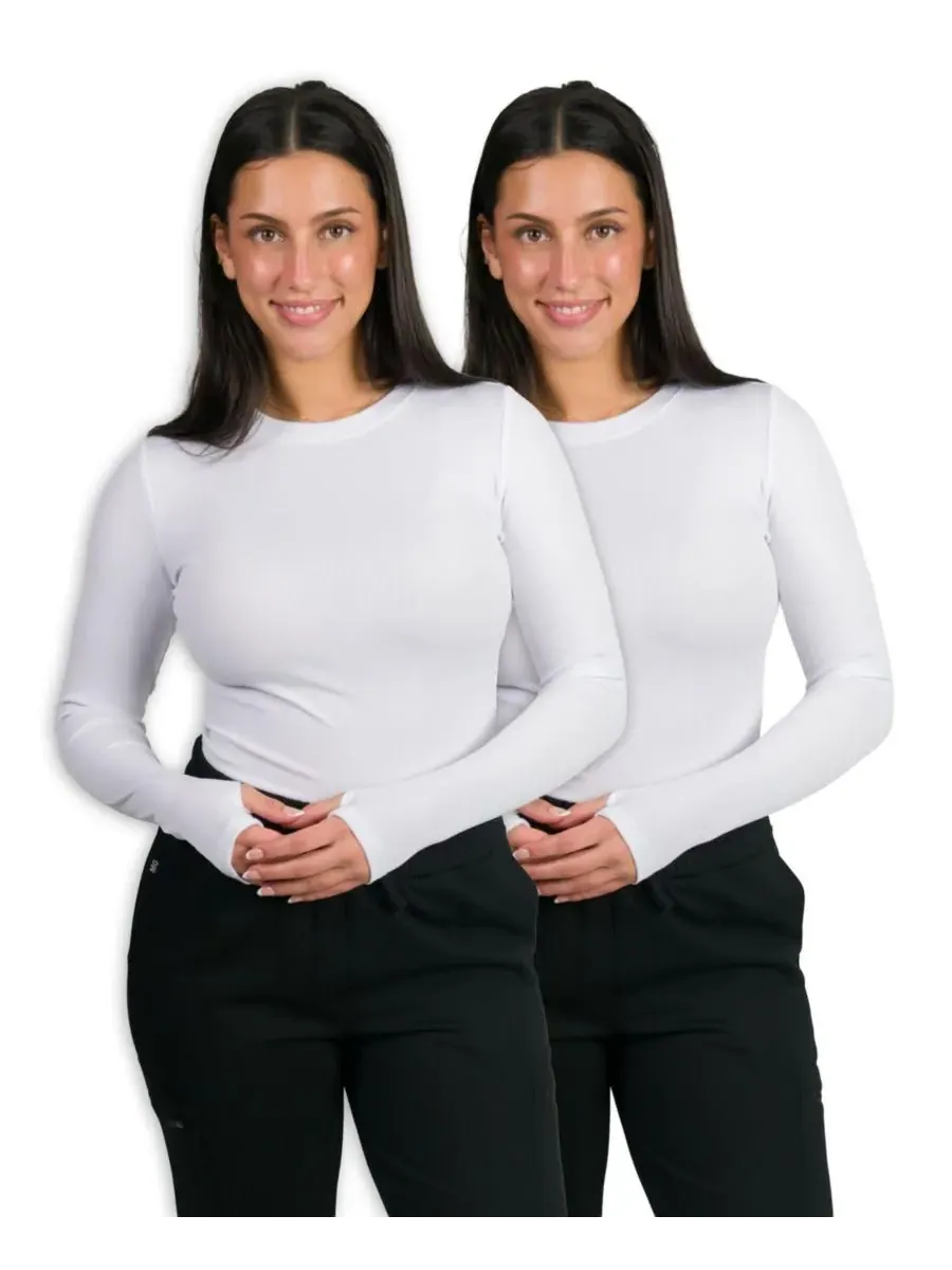 Женский набор из 2 ребристой подкладки для медицинского халата MG-Glide Medgear
