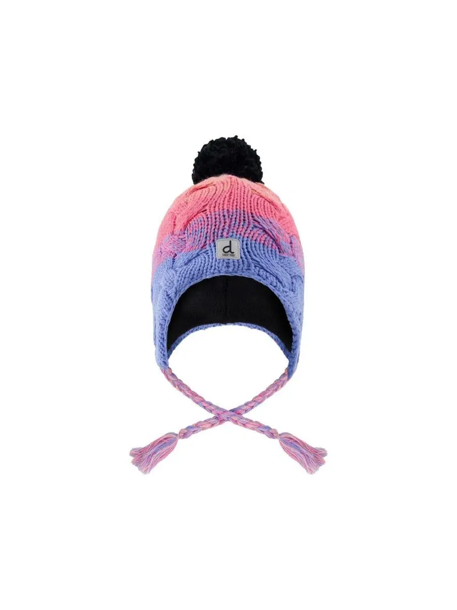 Детская зимняя шапка с помпоном Winter Peruvian Knit Hat with Pompom Gradient Deux par Deux