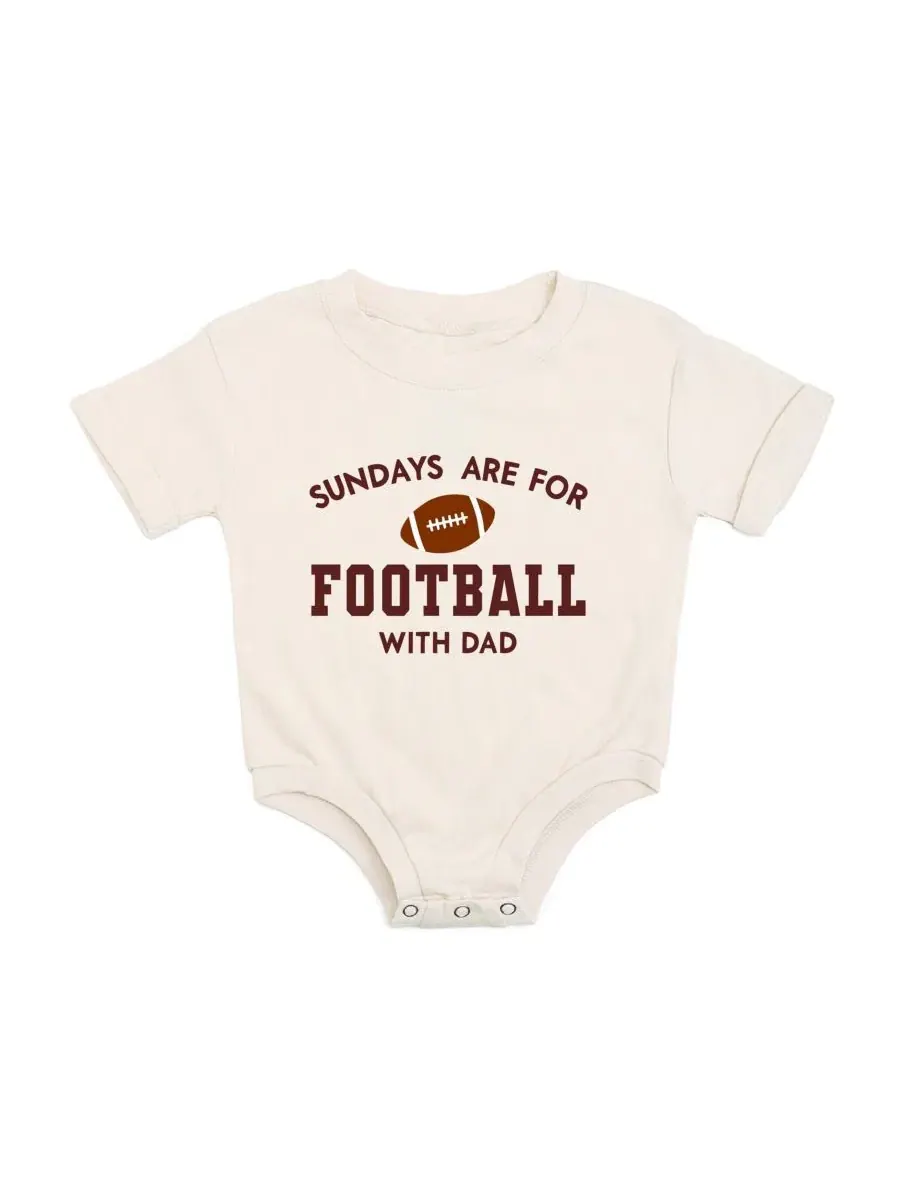 Боди-комбинезон с коротким рукавом Sundays Are For Football Sweet Wink