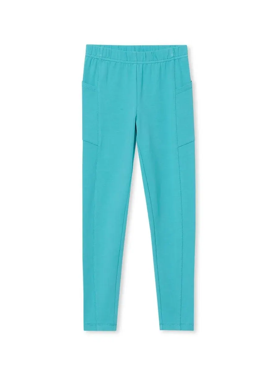 Леггинсы до щиколотки с карманами Tough Cotton Lands' End