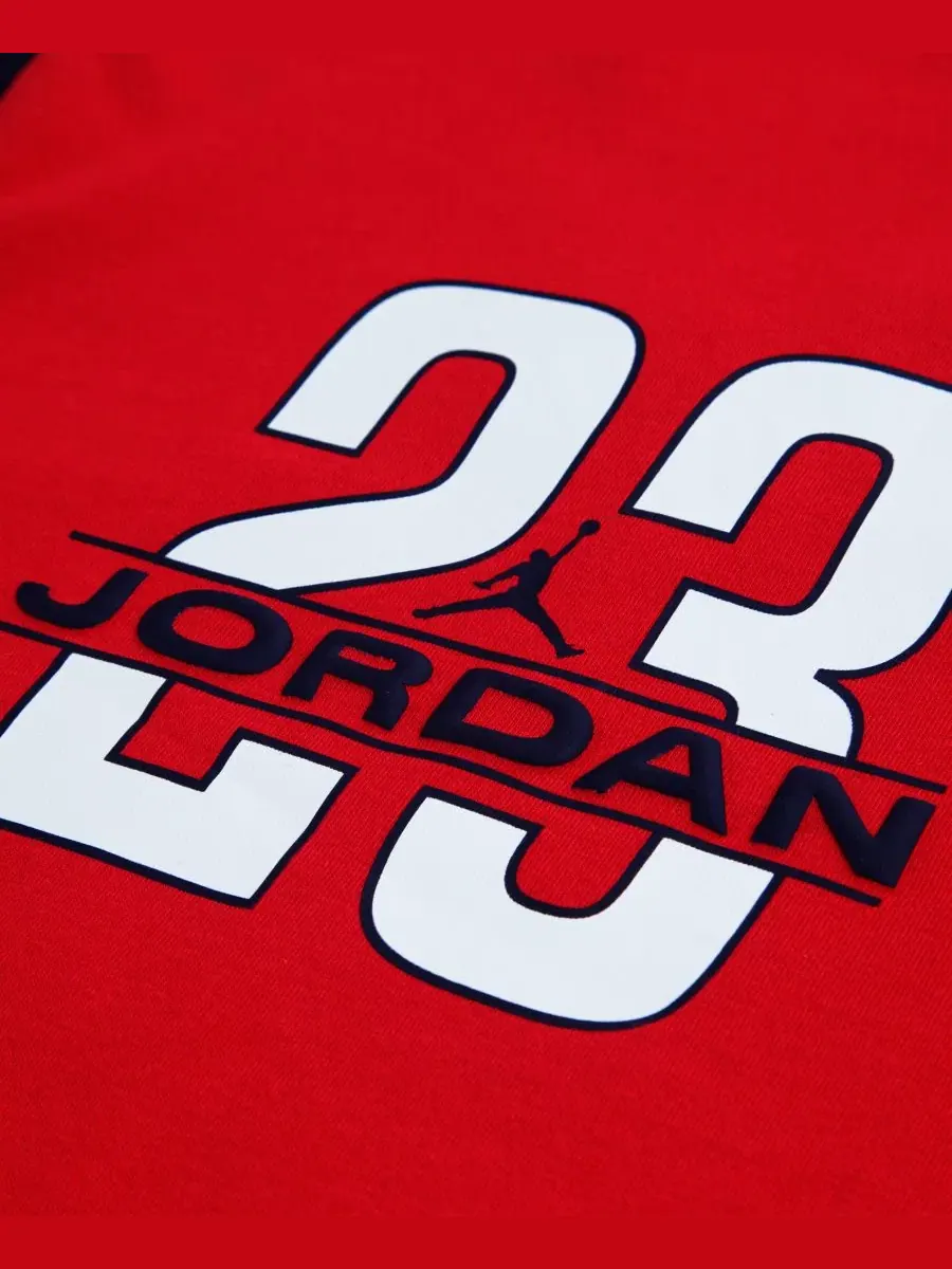 Футболка с длинным рукавом с принтом Highway Jordan — изображение 4 из 4, красный