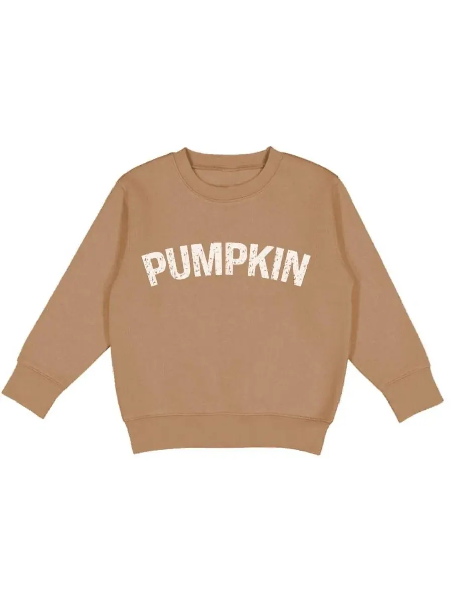 Детский свитшот с принтом Pumpkin Sweatshirt Sweet Wink