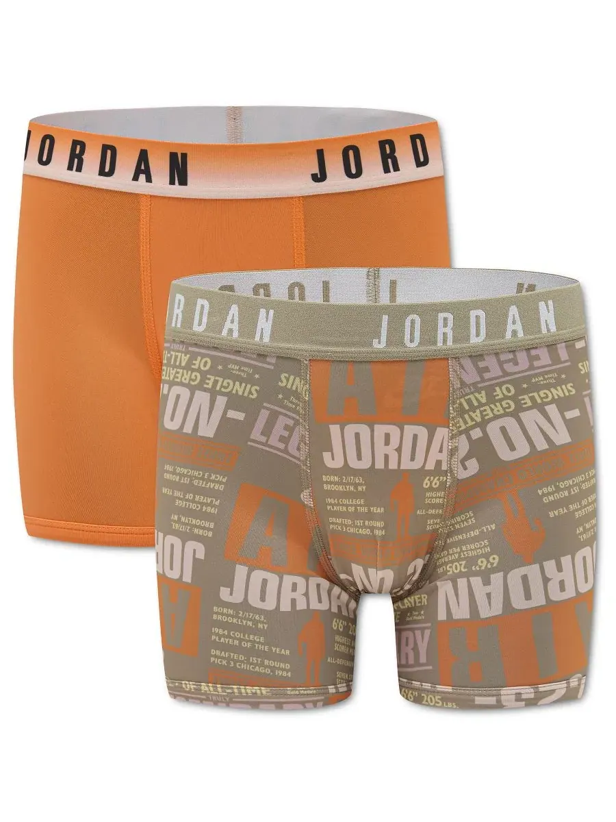 Трусы-боксеры с принтом, комплект из 2 шт., Dri-FIT Jordan