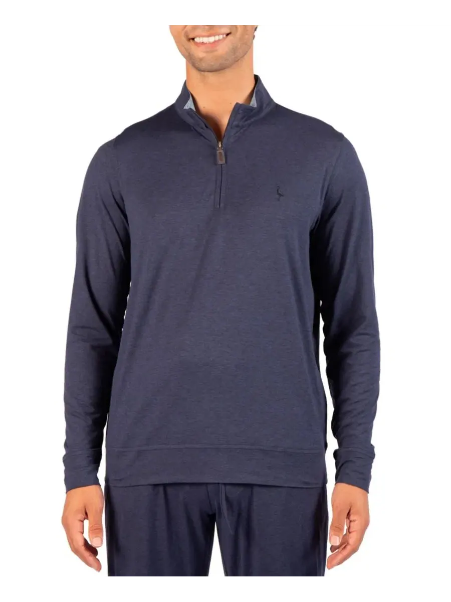 Свитер с четвертью-молнией Brushed Melange Quarter Zip Tailorbyrd