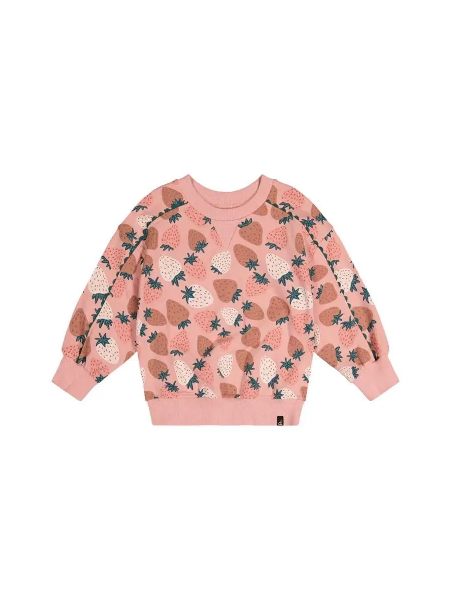 Свитшот с принтом клубники Frosted Strawberry Deux par Deux