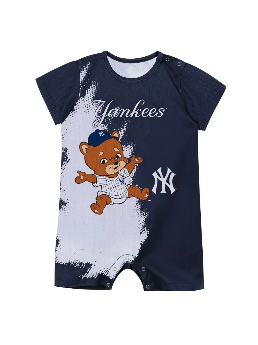 Боди с принтом New York Yankees Baby Mascot Outerstuff — изображение 2 из 3, темно-синий