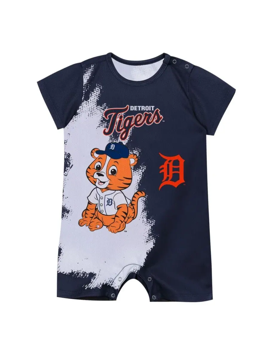 Боди с принтом Detroit Tigers Baby Mascot Outerstuff — изображение 3 из 3, темно-синий