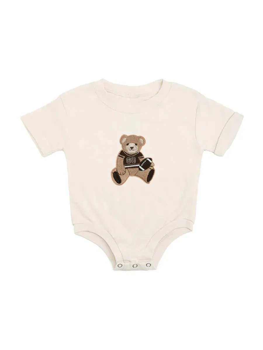 Боди-комбинезон с мишкой и футбольным мячом, Teddy Bear Patch Sweet Wink