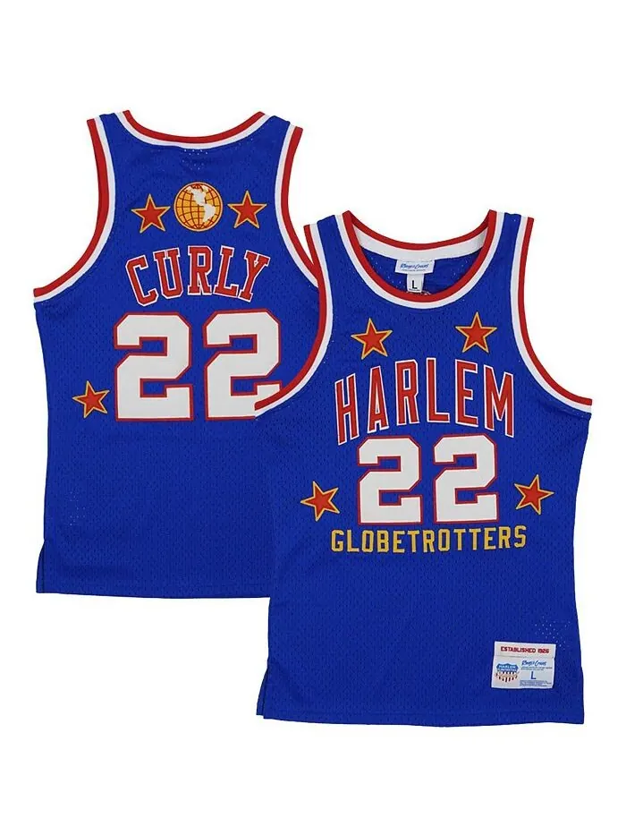Мужская джерси Curly Neal Royal Harlem Globetrotters Throwback Swingman Rings & Crwns