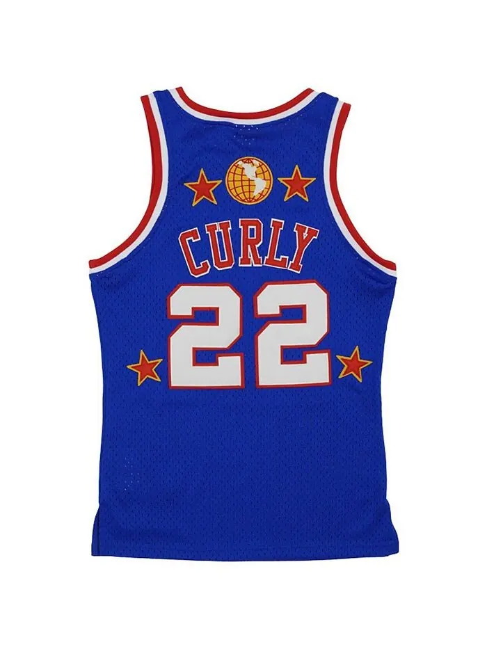 Мужская джерси Curly Neal Royal Harlem Globetrotters Throwback Swingman Rings & Crwns — изображение 3 из 3, королевский