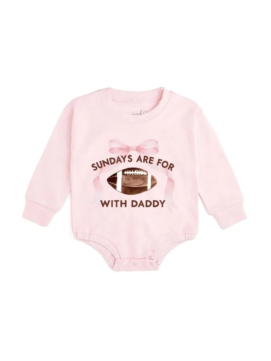 Боди-комбинезон с длинным рукавом с надписью Sundays Are For Football Sweet Wink