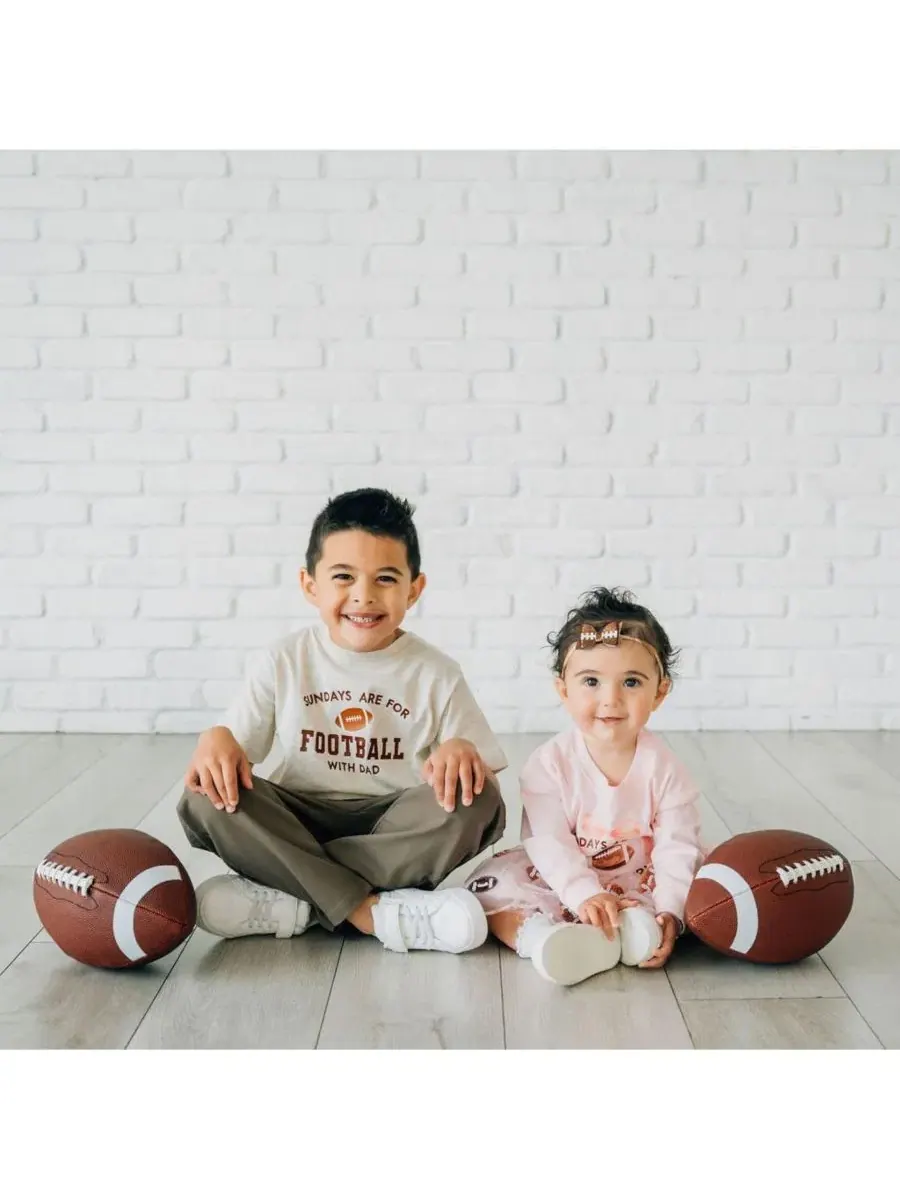 Боди-комбинезон с длинным рукавом с надписью Sundays Are For Football Sweet Wink — изображение 5 из 5, розовый