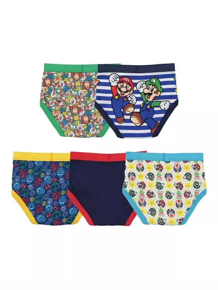 Комплект нижнего белья Mario Bros Big Boy, 5 шт Handcraft — изображение 2 из 3, мульти