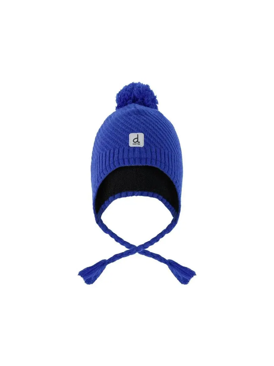 Зимняя шапка-ушанка с помпоном Peruvian Knit Hat Deux par Deux