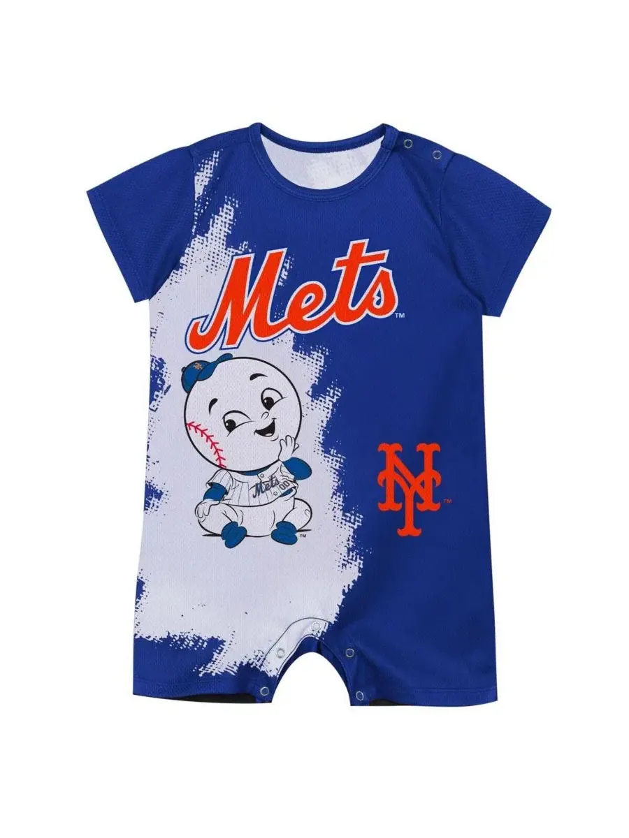 Детский боди-талисман команды New York Mets для мальчиков и девочек Outerstuff — изображение 2 из 3, королевский