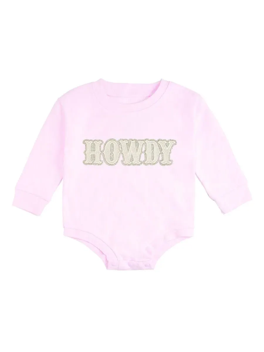 Боди-комбинезон с длинным рукавом Howdy Patch Sweet Wink