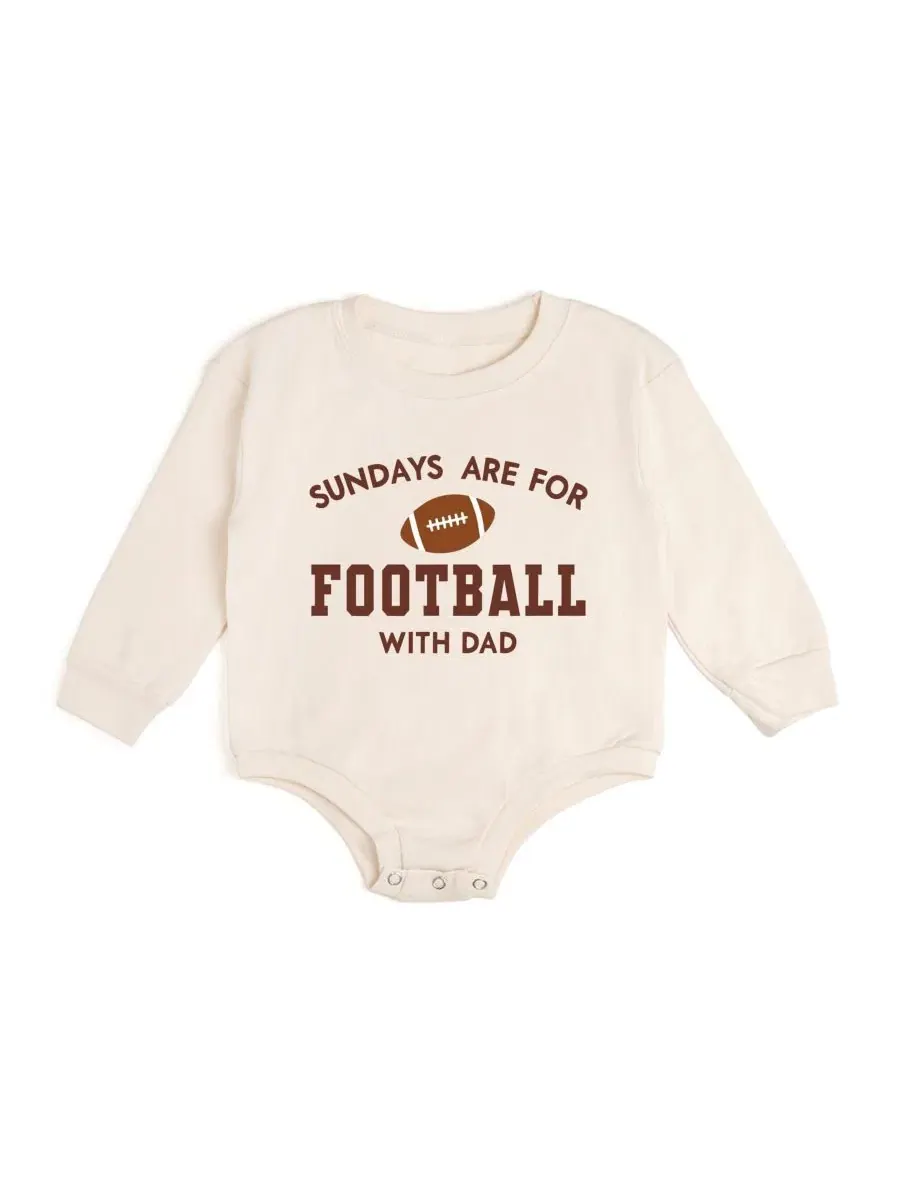 Боди-комбинезон с длинным рукавом Sundays Are For Football Sweet Wink