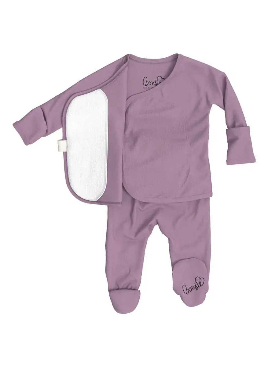 Боди-комбинезон без застежек с запахом, модель Skin to Skin Girl or Boy Bonsie Baby — изображение 2 из 9, фиг