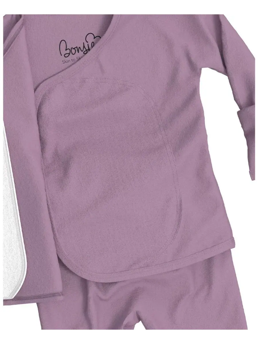 Боди-комбинезон без застежек с запахом, модель Skin to Skin Girl or Boy Bonsie Baby — изображение 4 из 9, фиг