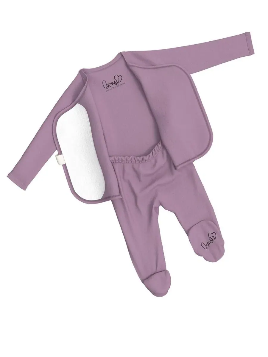 Боди-комбинезон без застежек с запахом, модель Skin to Skin Girl or Boy Bonsie Baby — изображение 7 из 9, фиг