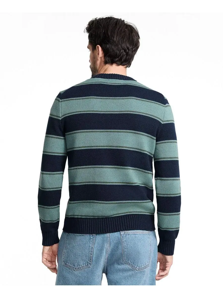 Свитер с длинным рукавом Drifter Stripe Crewneck Lands' End