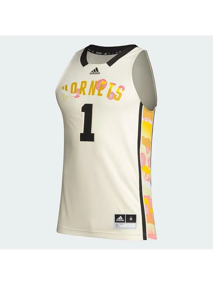 Мужская баскетбольная майка №1 цвета хаки Alabama State Hornets Honoring Black Excellence adidas — изображение 2 из 3