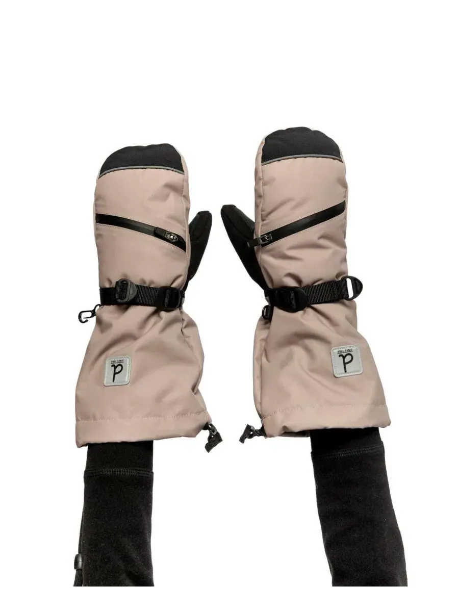 Зимние варежки Teknik Winter Mittens Deux par Deux — изображение 2 из 7, тауп