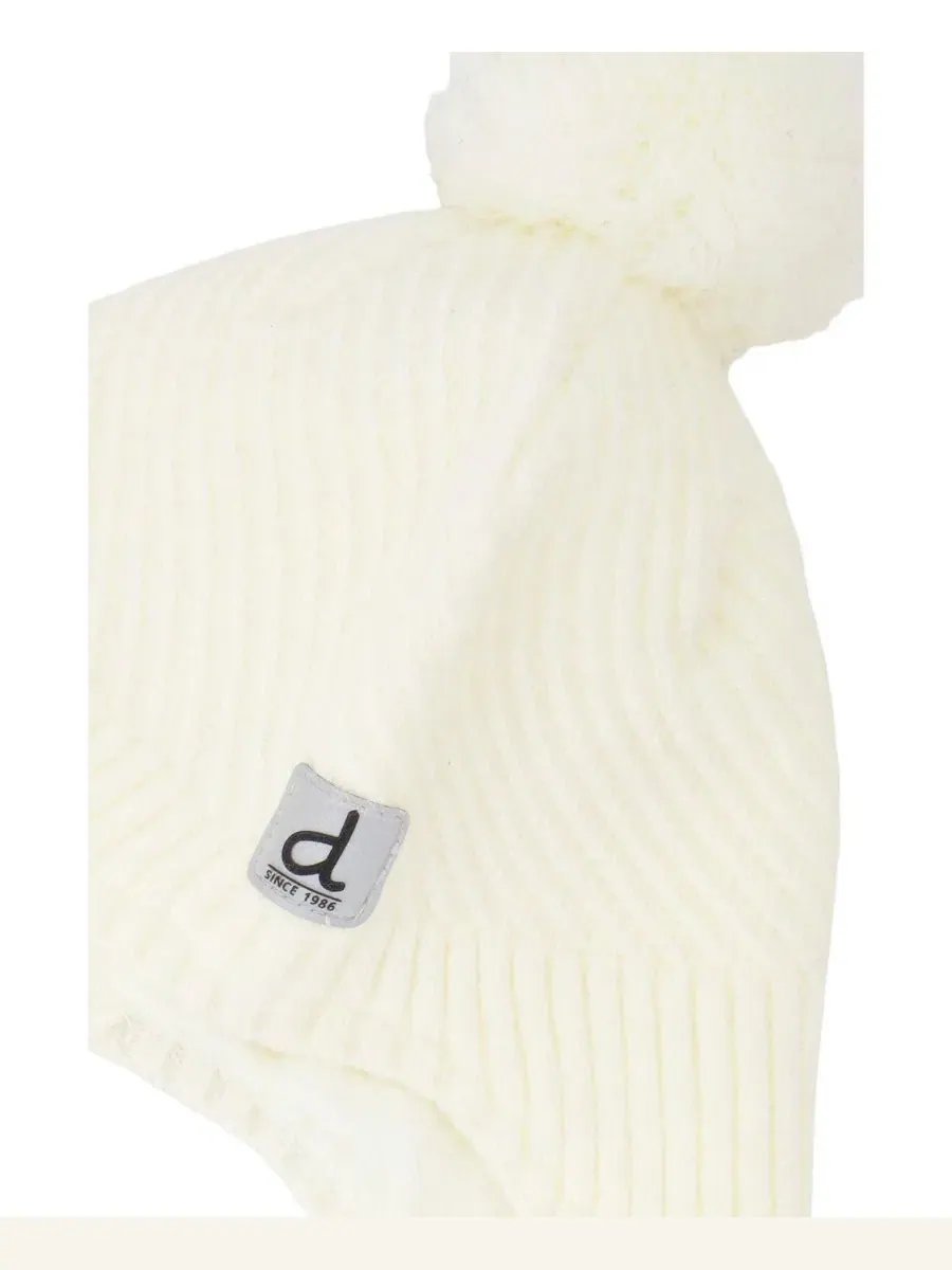 Детская зимняя вязаная шапка с помпоном и косами, модель Winter Peruvian Knit Hat Deux par Deux — изображение 4 из 5