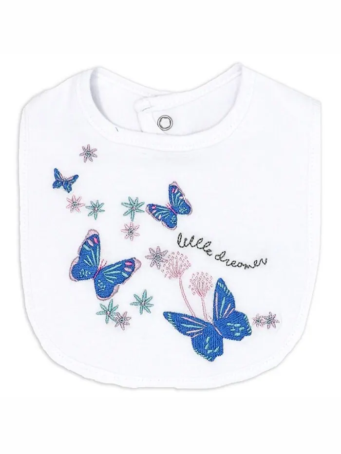 Подарочный набор из 6 предметов Baby Girls Butterfly Layette Rock-A-Bye Baby Boutique — изображение 4 из 8, мульти