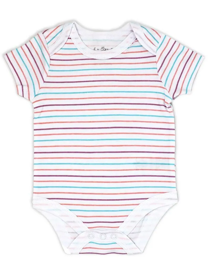 Подарочный набор из 6 предметов Baby Girls Butterfly Layette Rock-A-Bye Baby Boutique — изображение 7 из 8, мульти