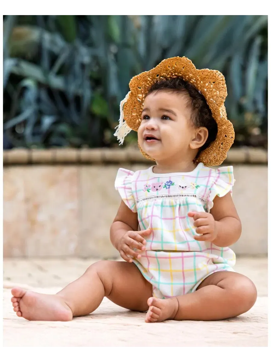 Боди-комбинезон Bubble Romper John Deere, Pastel Plaid — изображение 2 из 3